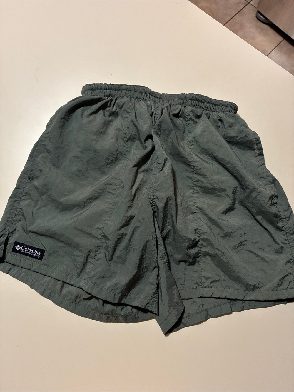 Columbia Men’s Olive Green Swim Shorts